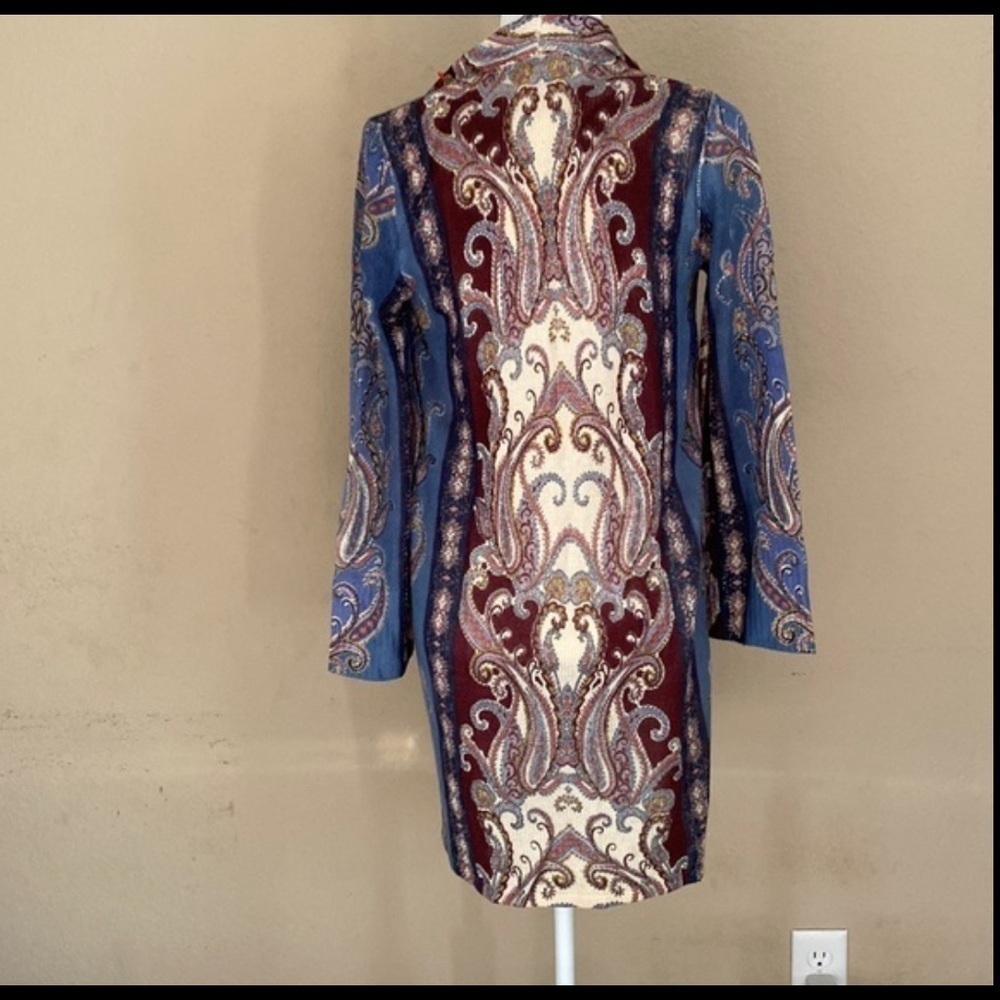 Chico’s Scroll-print cardigan size 0 - Picture 5 of 11